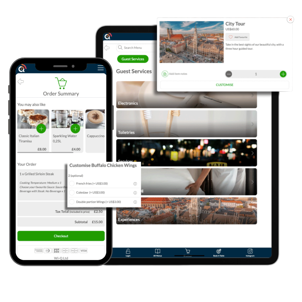 wi-Q ordering platform