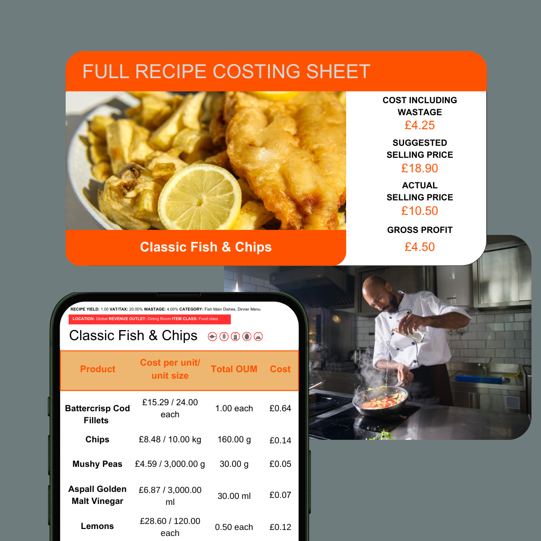 Live Recipe Costing