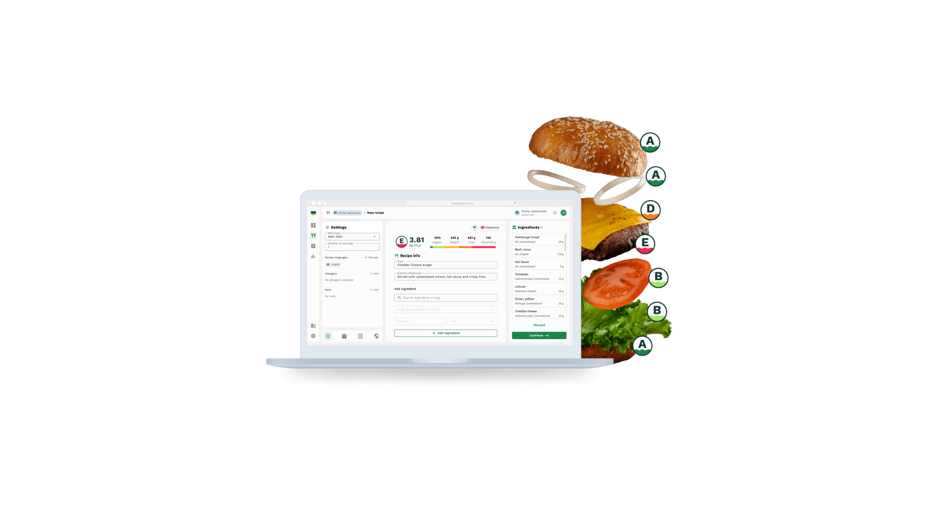 Kitchen CUT joins forces with Klimato