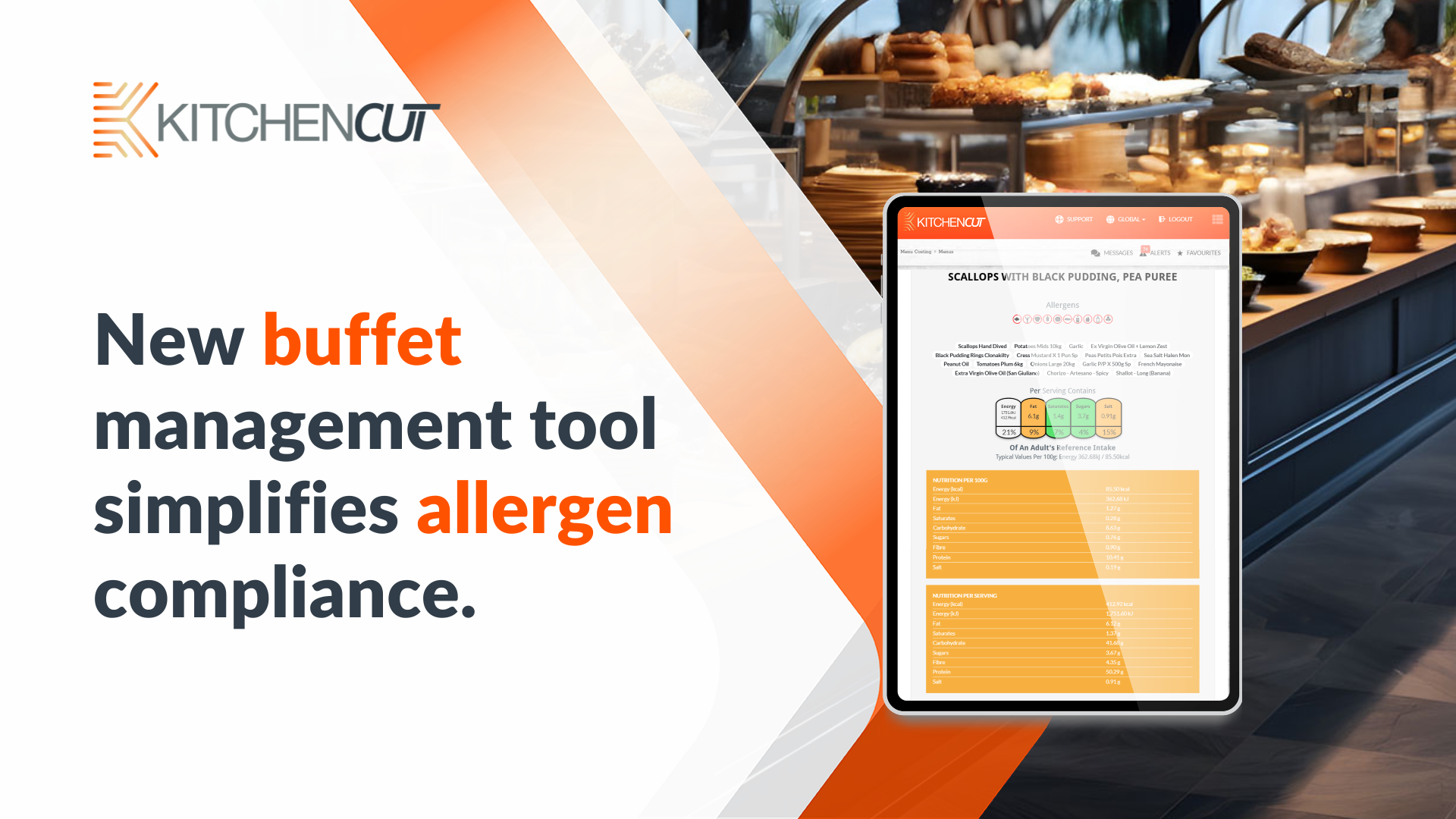 New Buffet Management Feature Simplifies Allergen Compliance – Kitchen Cut